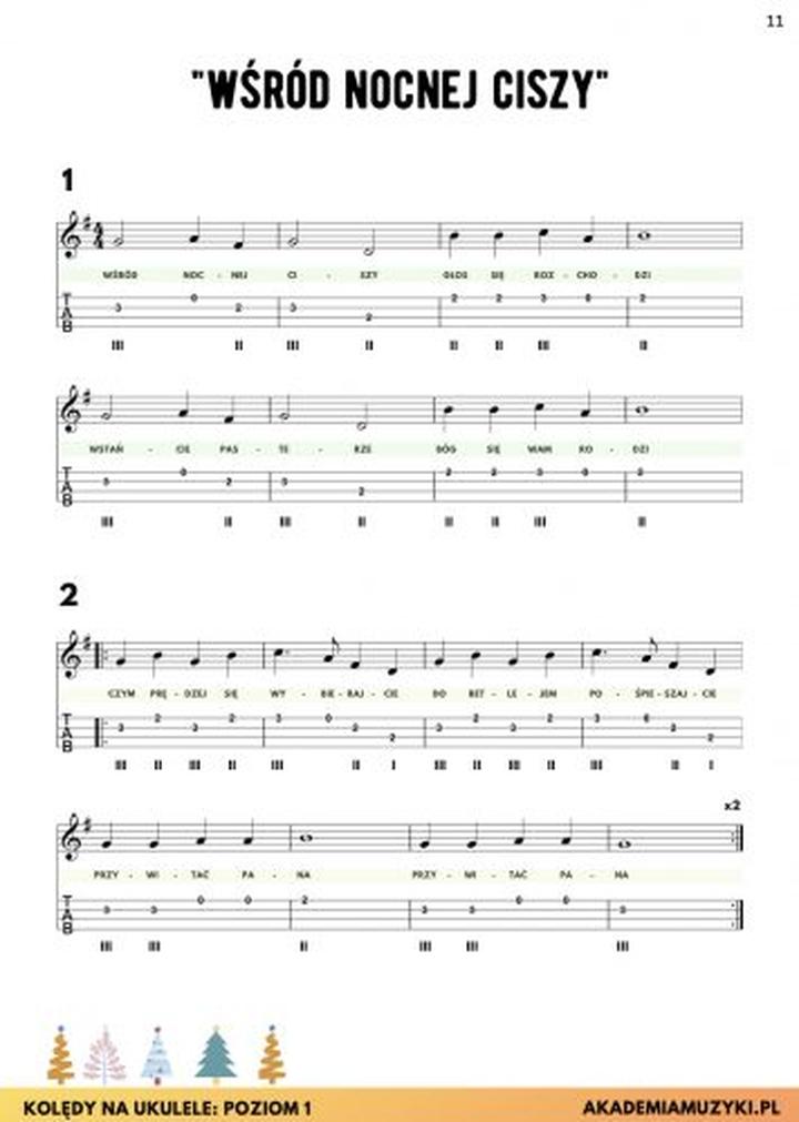 Proste akordy na ukulele