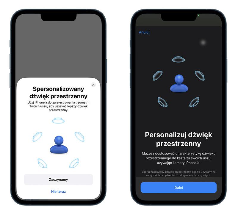 Słuchanie muzyki w dźwięku przestrzennym
