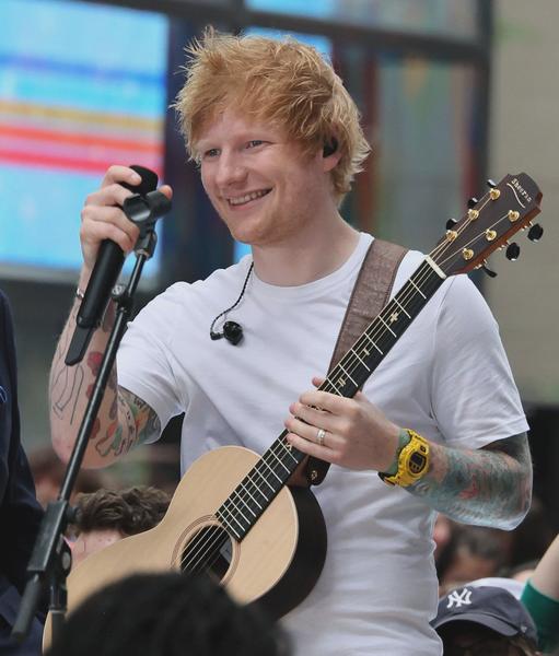 Jak Ed Sheeran świętuje