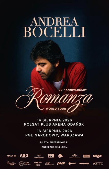 Bilety na koncert Andrea Bocelli