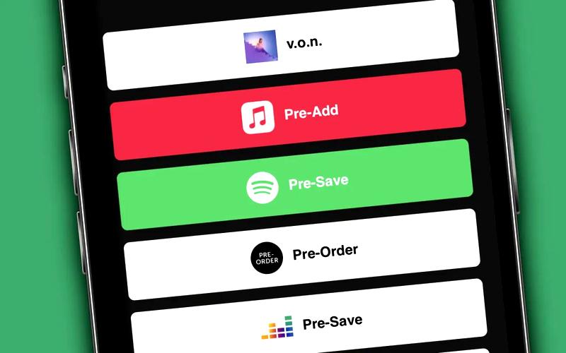 Pre-save Spotify