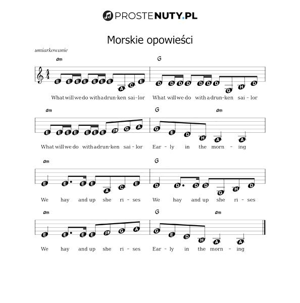 Szanty na gitarę