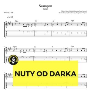 Łatwe chwyty gitarowe Sanah dla początkujących muzyków